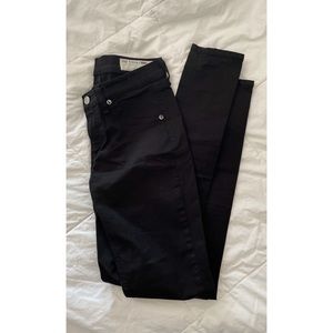 Like New Rag & Bone Black Denim Jeans